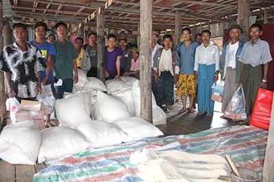 need a caption for rice bank.