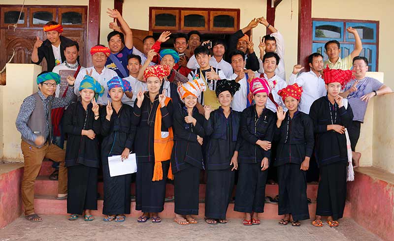 Tharthi Myay Staff with partners Tharthi Myay staff with partners